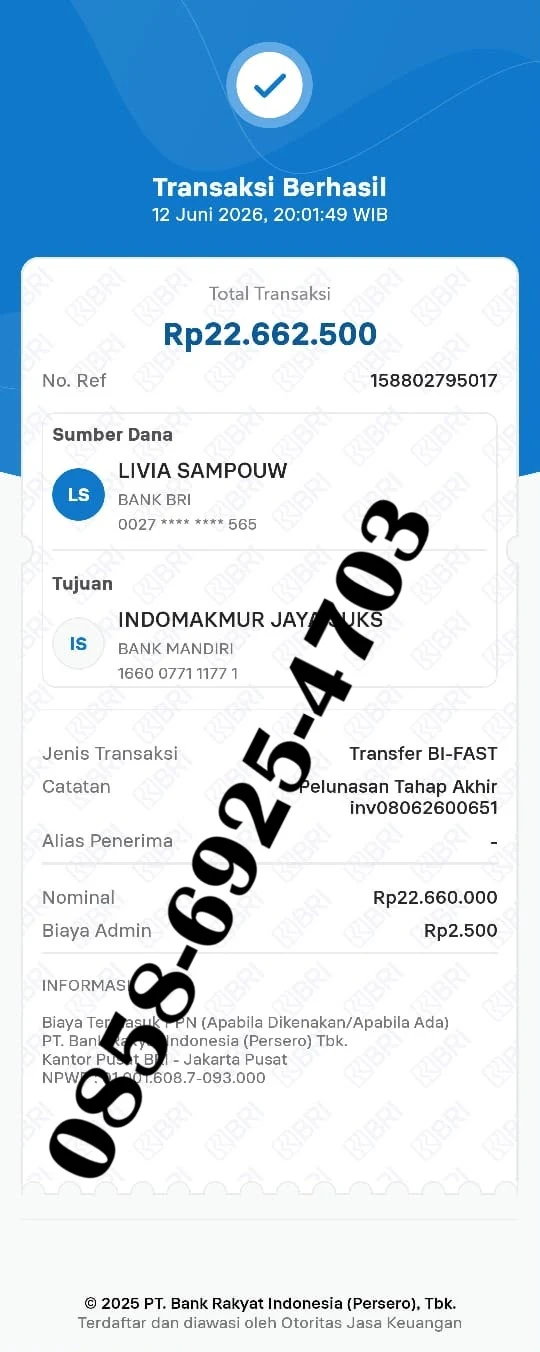 Bukti Transfer 13