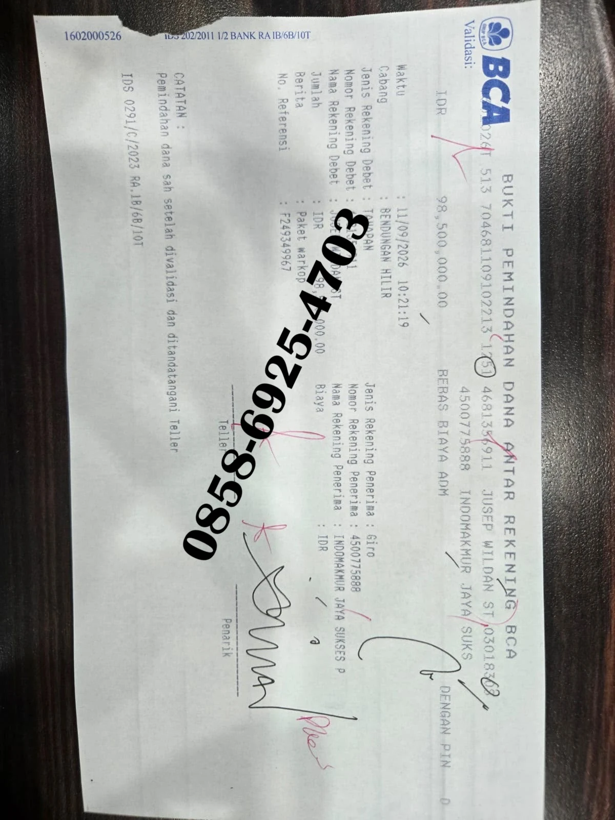 Bukti Transfer 18
